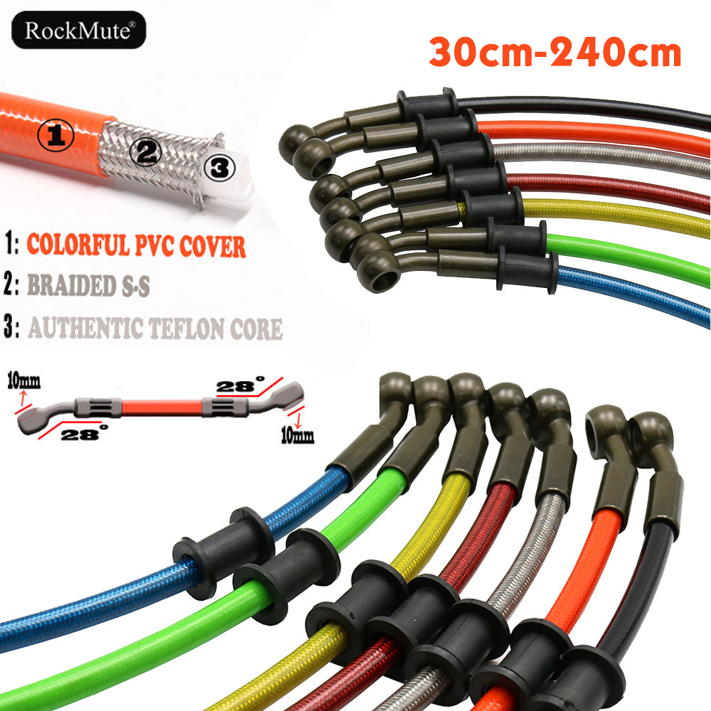 Brake Line Motorcycle - 300mm-2400mm przewód hamulcowy linia Banjo motocykl